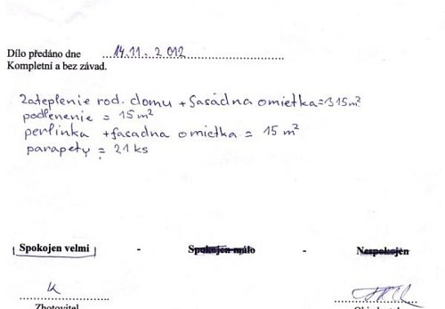 Zateplení rodinného domu Bohumín - Skřečoň