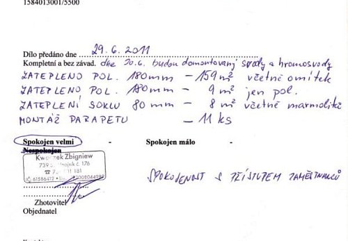 Zateplení rodinného domu Frýdek-Místek