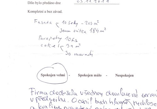 Zateplení rodinného domu Komorní Lhotka