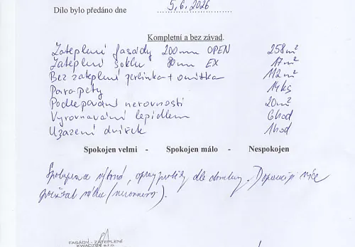 Zateplení rodinného domu Baška