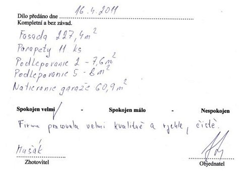 Zateplení rodinného domu Šenov