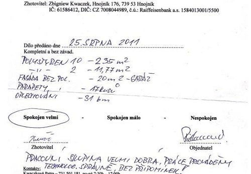 Zateplení rodinného domu Frýdlant nad Ostravicí - Nová Ves