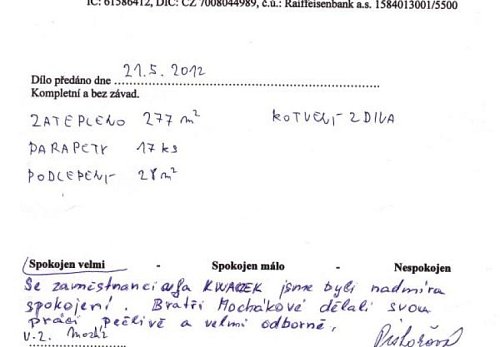 Zateplení rodinného domu Ostrava - Svinov