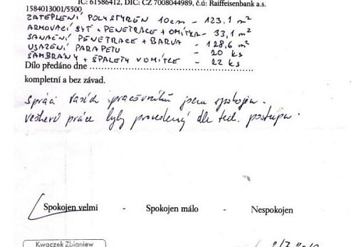 Zateplení rodinného domu Havířov - Šumbark