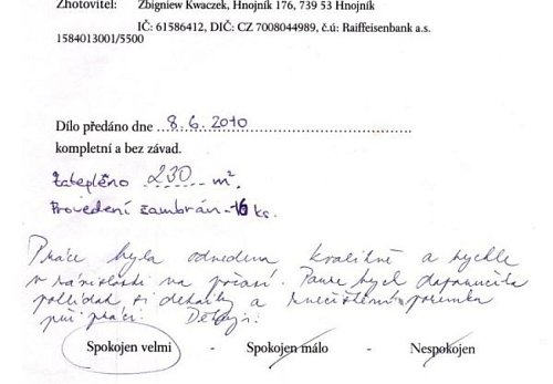 Zateplení rodinného domu Frýdek-Místek
