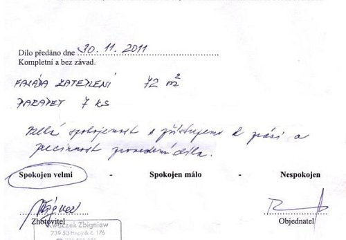 Zateplení rodinného domu Brušperk