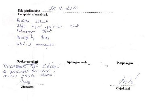 Zateplení rodinného domu Bruzovice
