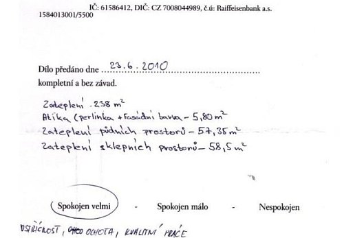 Zateplení rodinného domu Frýdlant nad Ostravicí