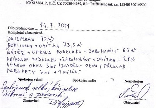 Zateplení rodinného domu Fryčovice