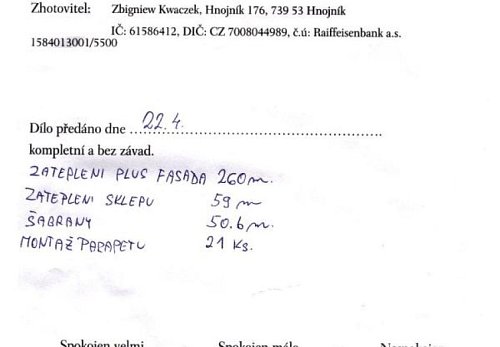 Zateplení rodinného domu Kopřivnice - Lubina