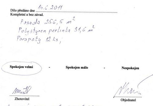Zateplení rodinného domu Janovice