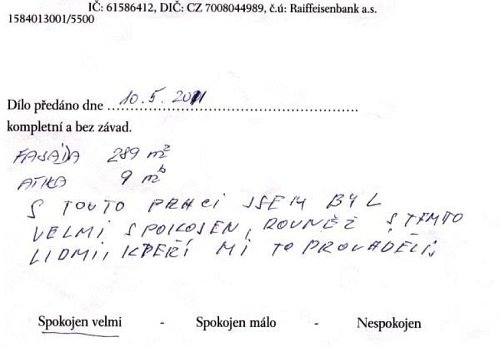 Zateplení rodinného domu Dolní Lhota