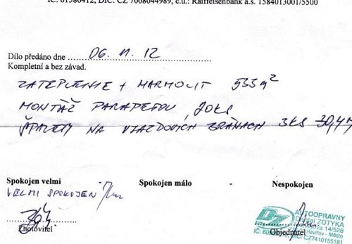 Zateplení rodinného domu AUTOSERVIS  Horní Suchá
