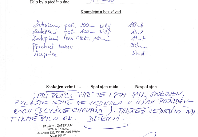 Zateplení rodinného domu Dolní Suchá
