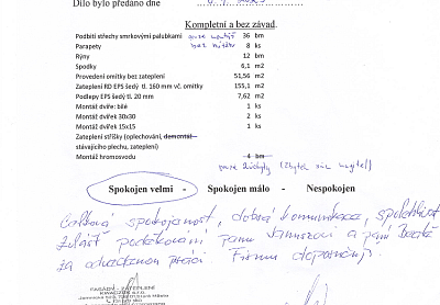Zateplení rodinného domu Dolní Lutyně
