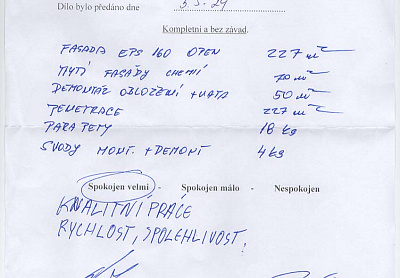 Zateplení rodinného domu Kyjovice