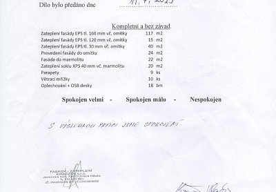 Zateplení rodinného domu Prostřední Suchá