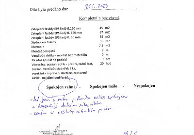 Zateplení rodinného domu Sviadnov