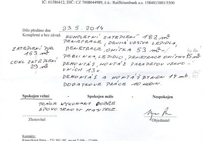 Zateplení rodinného domu Albrechtice u ČT