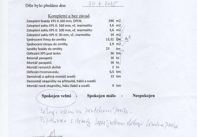 Zateplení rodinného domu Dolní Lhota