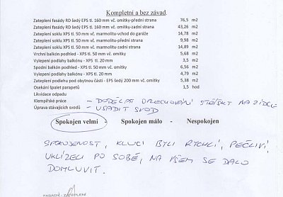 Zateplení rodinného domu Prostřední Suchá