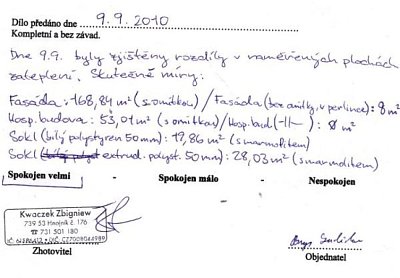 Zateplení rodinného domu Kunčičky u Bašky
