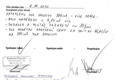Zateplení rodinného domu Frýdek-Místek
