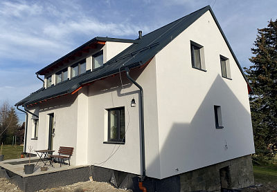 Zateplení rodinného domu Komorní Lhotka