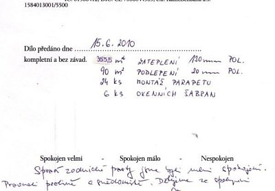 Zateplení rodinného domu Horní Bludovice