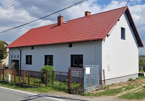 Realizace zateplení a fasády rodinného domu Palkovice, rok realizace 2026