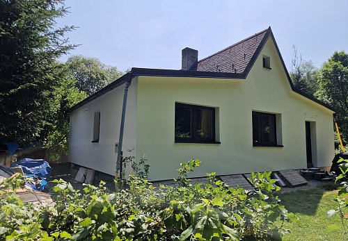 Realizace zateplení a fasády rodinného domu Baška, rok realizace 2026